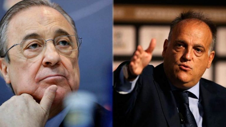 La guerra se acrecienta: los dardos de Javier Tebas a Florentino que dejan en mal lugar al Real Madrid