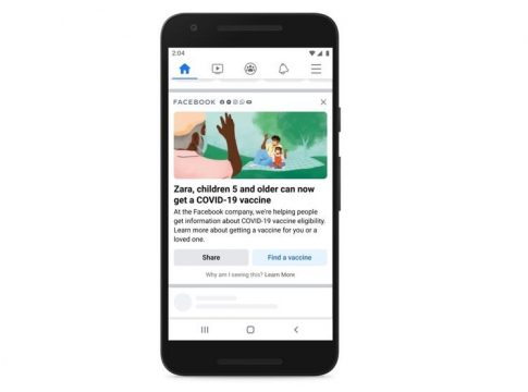 Facebook combatirá la desinformación sobre las vacunas contra la Covid-19 en niños Facebook combatirá la desinformación sobre las vacunas contra la Covid-19 en niños