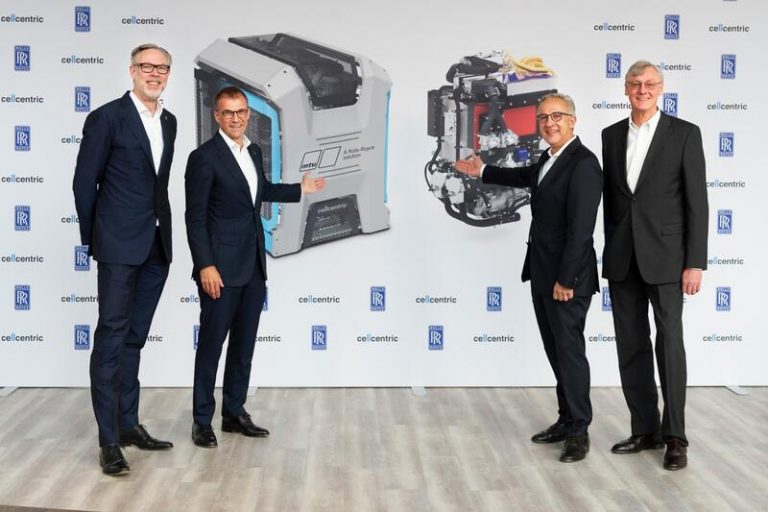 Cellcentric, de Daimler y Volvo, cooperará con Rolls-Royce para el montaje de electrogeneradores