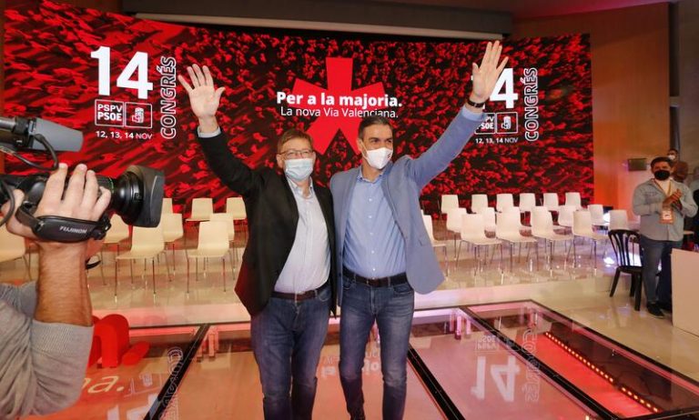 Puig reivindica ante Sánchez financiación y descentralización y apuesta por conseguir la mayoría electoral