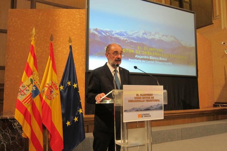 Lambán subraya los avances en la candidatura de Juegos de Invierno en el Pirineo en 2030