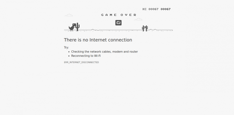 Así es la historia del juego del dinosaurio de Google