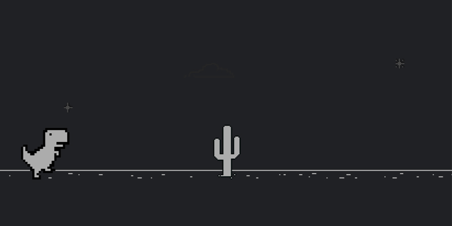 Así es la historia del juego del dinosaurio de Google