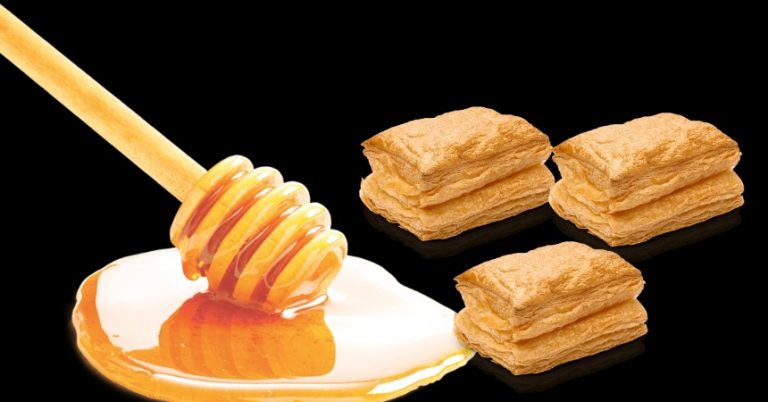 Bocaditos de hojaldre con miel: el postre que no podrás comer solo uno