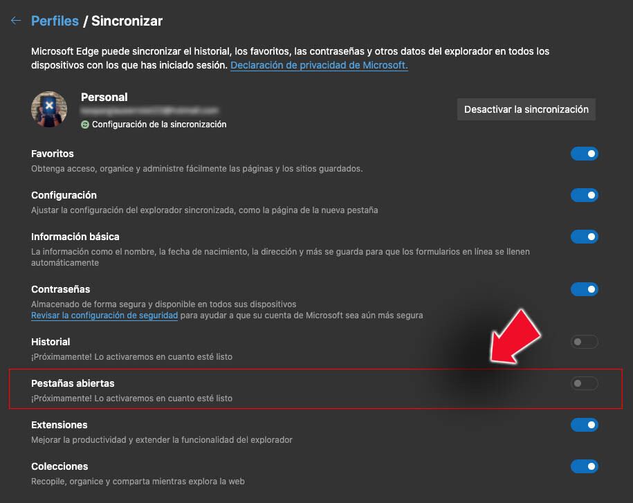 El modo de invitado también el sirve