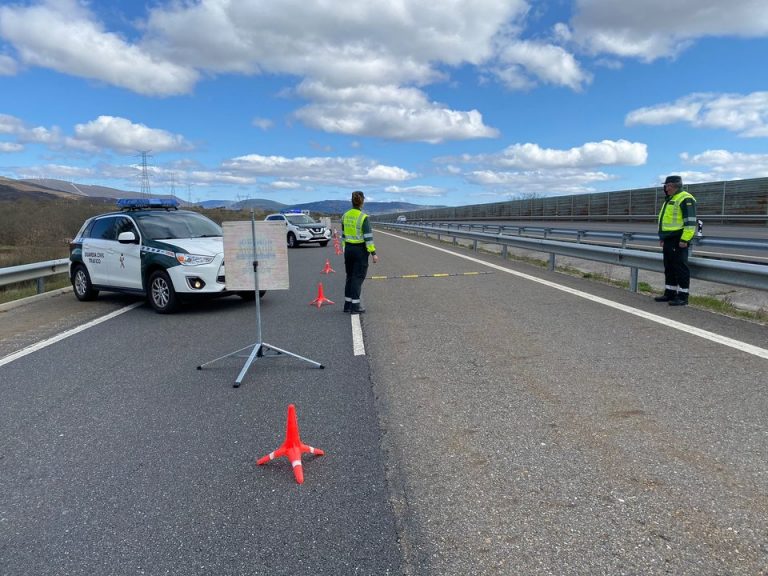 Interceptado un conductor a 243 km/h en la autovía A-52 en Allariz, que dió positivo en cocaína