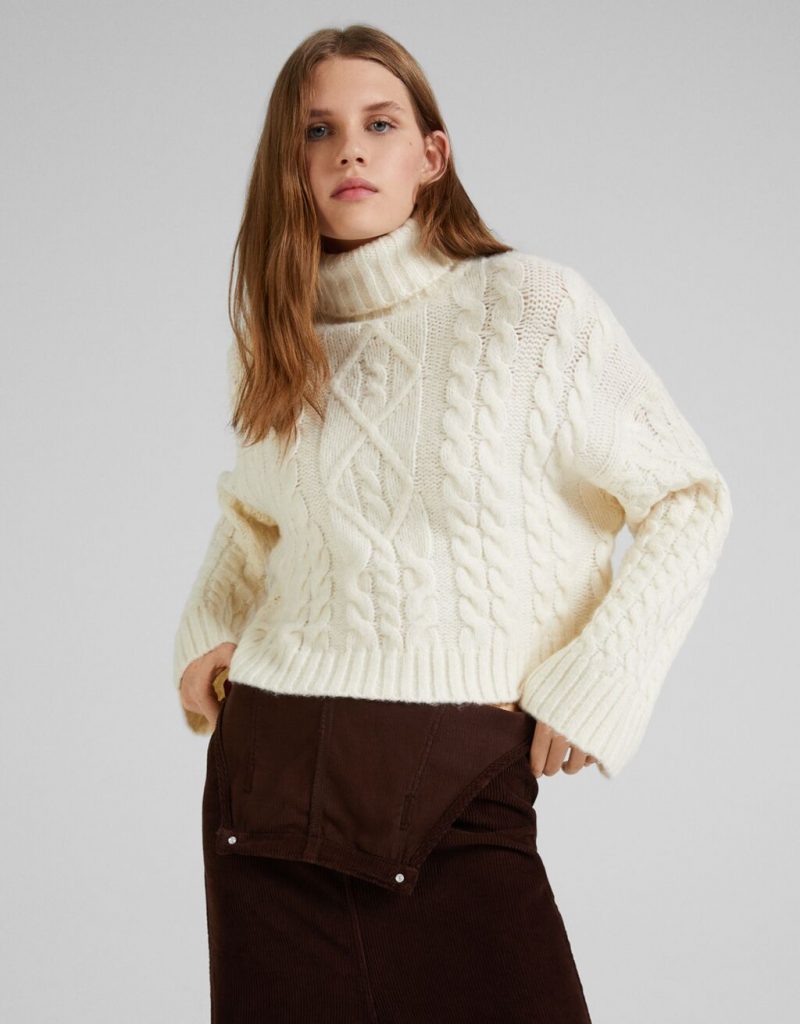 Este jersey de trenzas es lo mejor que puedes encontrar en Bershka 68 Este jersey de trenzas es lo mejor de todas las novedades de Bershka