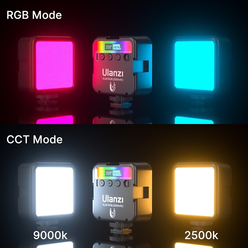 Luz de video RGB