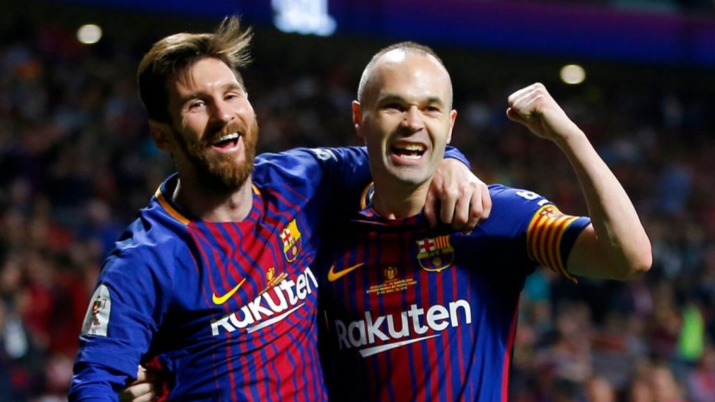 Messi Iniesta