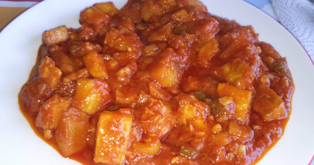 Otra version migas bacalao