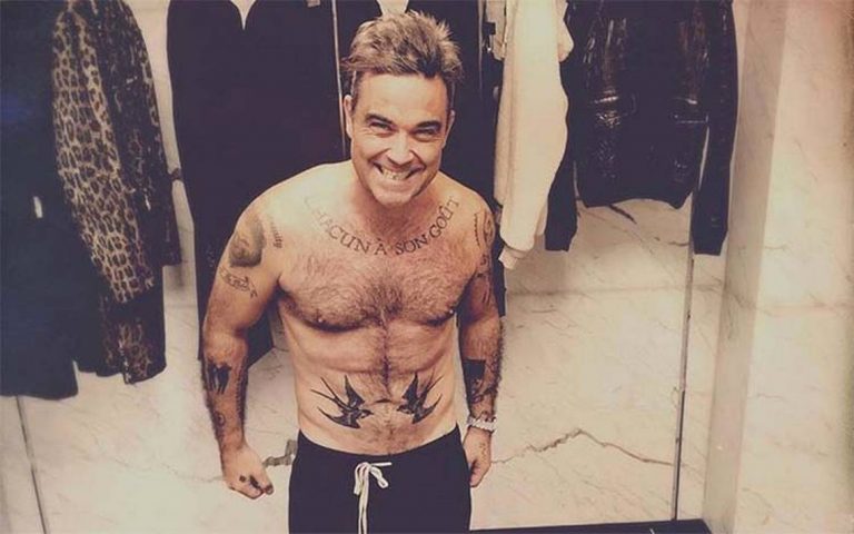 Robbie Williams responde a las acusaciones de consumir cocaína con un vídeo viral