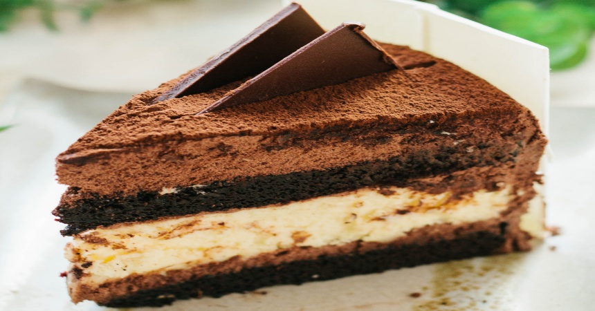 Tarta tres chocolates: el truco para que no se mezclen
