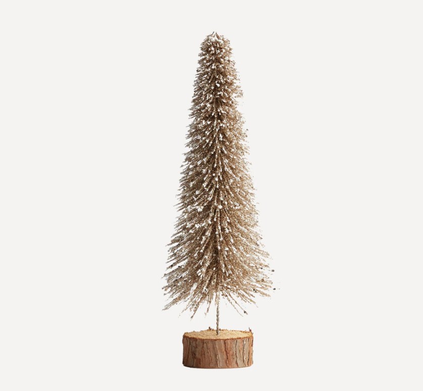 arbol navidad dorado