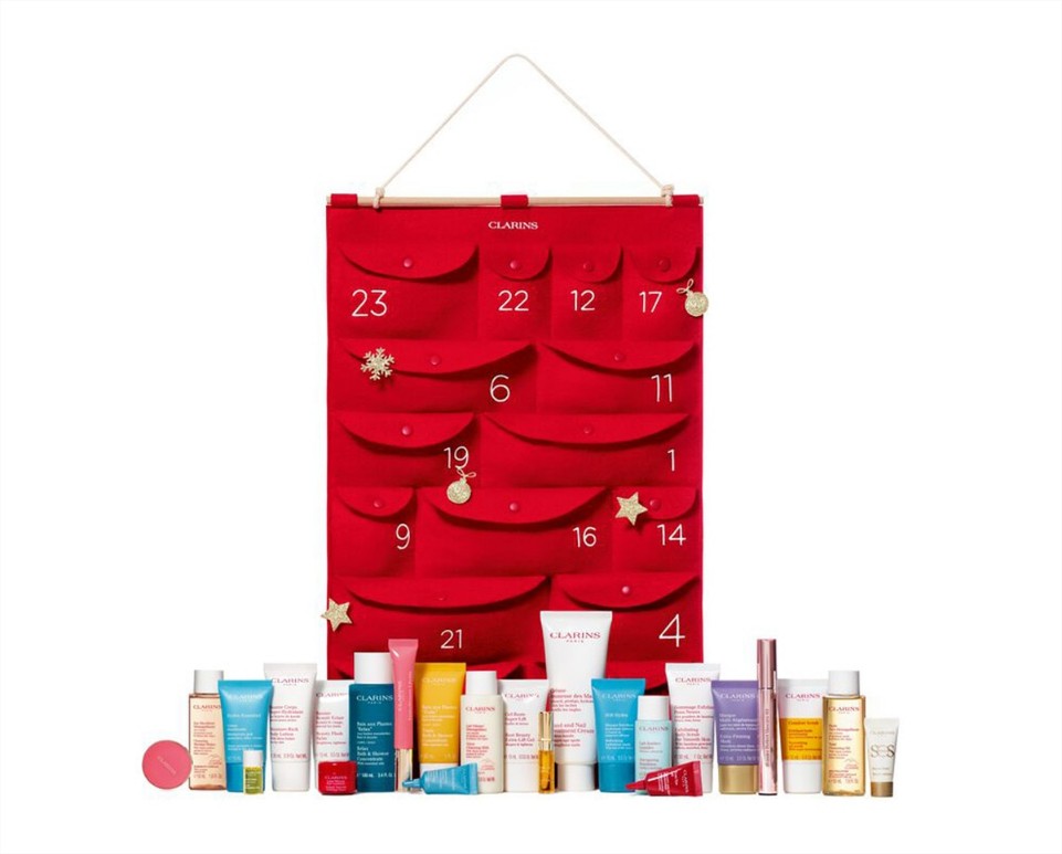 calendario adviento clarins