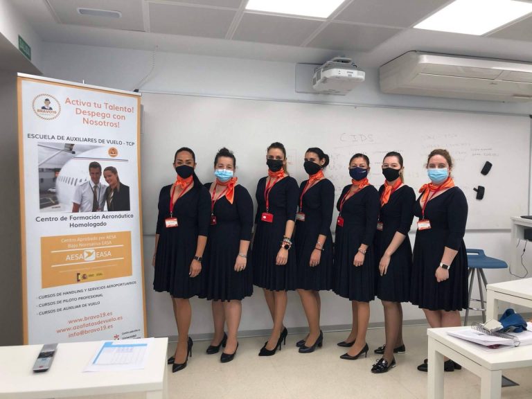 La nueva apertura del curso de Auxiliar de Vuelo TCP en Bilbao con promoción especial que ofrece Bravo19