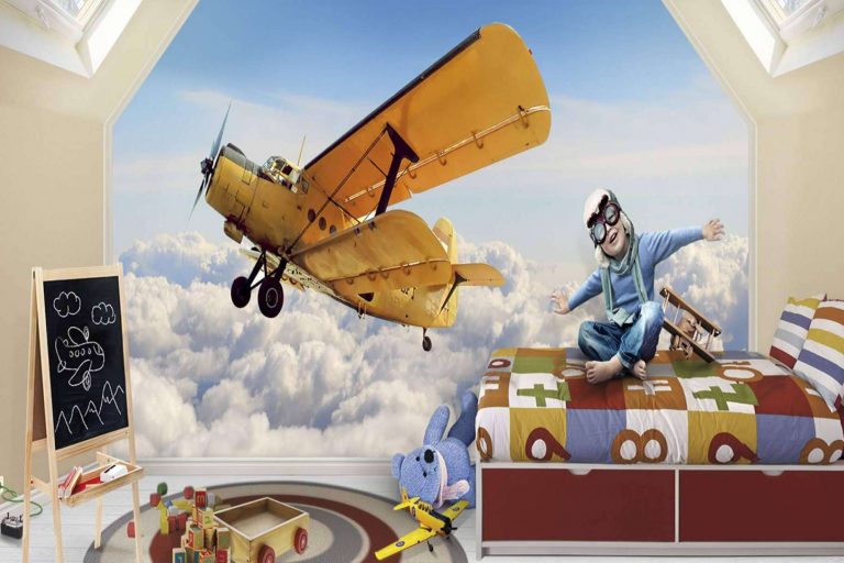 Decoración con papel pintado de la mano de Imprimarte