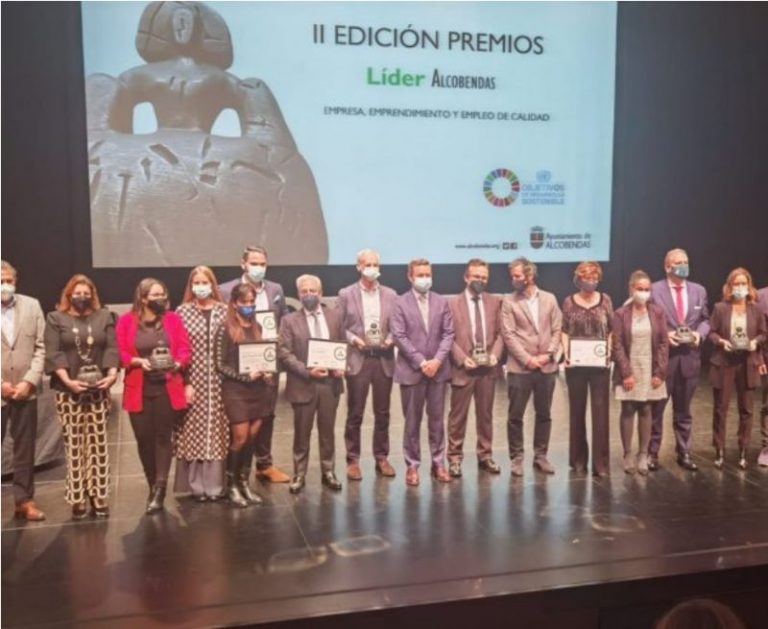 Ganadores de los ‘Premios Líder Alcobendas’ a empresas del municipio