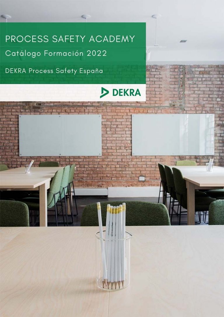 DEKRA Process Safety lanza su nuevo catálogo de formación para 2022