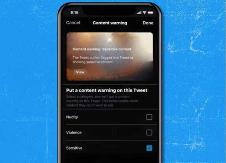Twitter prueba alertas con las que los autores pueden advertir sobre imágenes sensibles