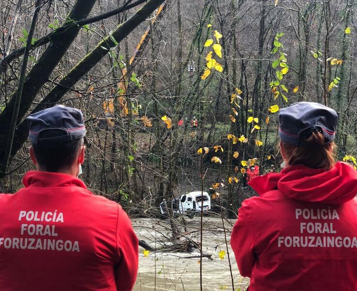 Rescatado del río Bidasoa el cuerpo del vecino de Elizondo desaparecido el viernes