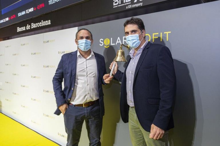 Solarprofit debuta en Bolsa con una subida del 4% y una valoración de 191 millones
