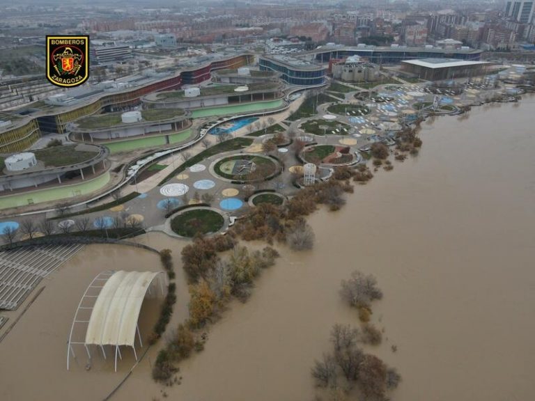 Casado visitará la zona inundada por la crecida del Ebro