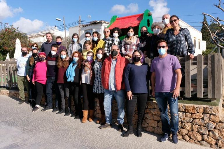 Jover presenta en Ibiza su candidatura como coordinadora de Podemos Baleares