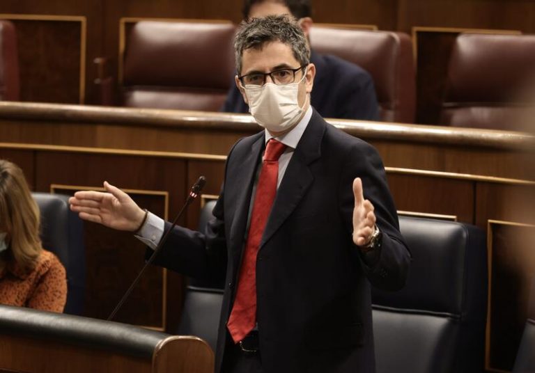 Vox lleva al martes al Congreso la reprobación de Bolaños, al que acusa de 