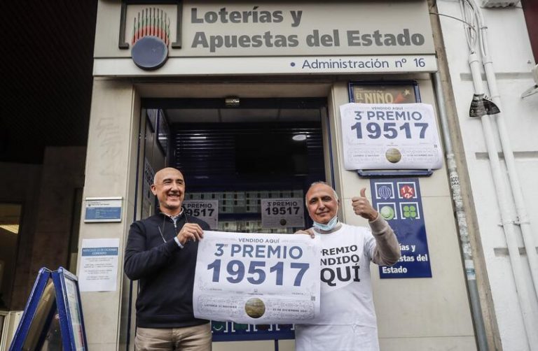 La administración del tercer premio en Valencia: 