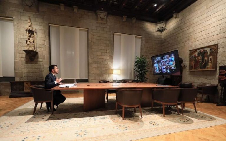 Aragonès pide medidas restrictivas en España y ve insuficientes las propuestas de Sánchez