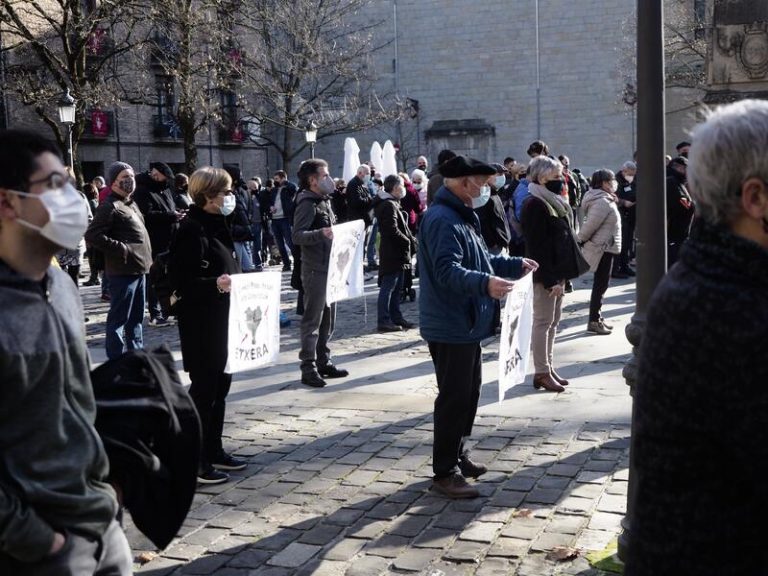 Etxerat y Sare reclaman en Pamplona el fin de las 