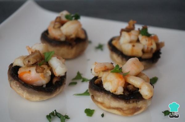 Champiñones con gambas: el bocado más rico para Nochevieja