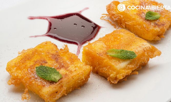 Leche frita: el truco de Karlos Arguiñano para que salga cremosa