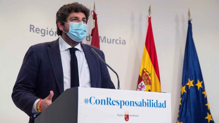 Murcia pide al Ministerio los fondos Covid