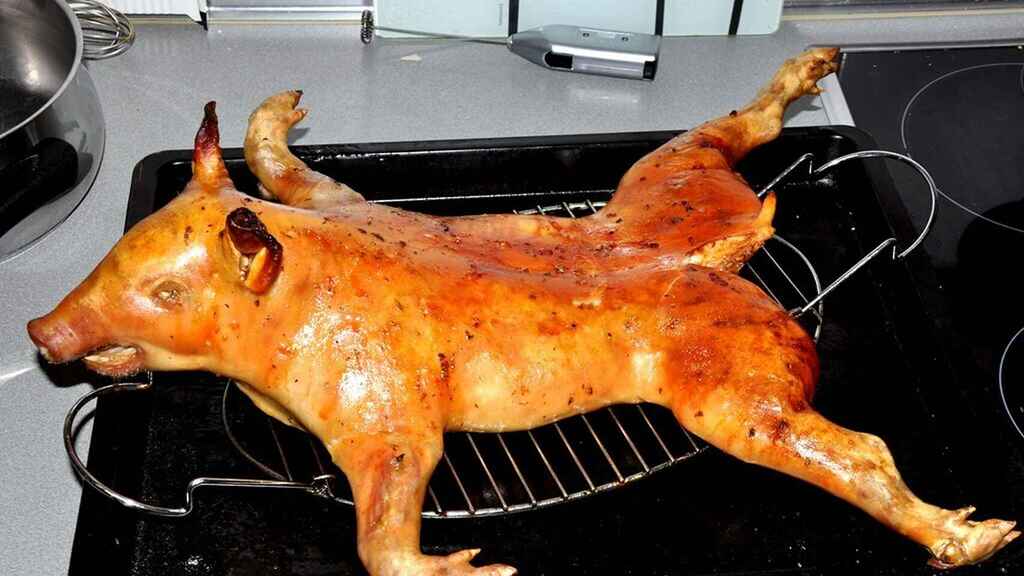 El cochinillo al horno