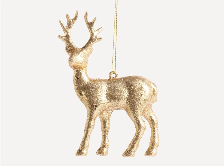 colgante reno glitter