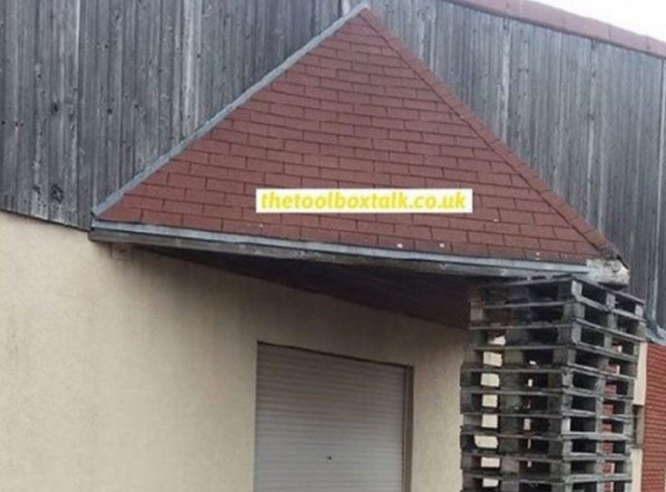 Construcción techado seguridad