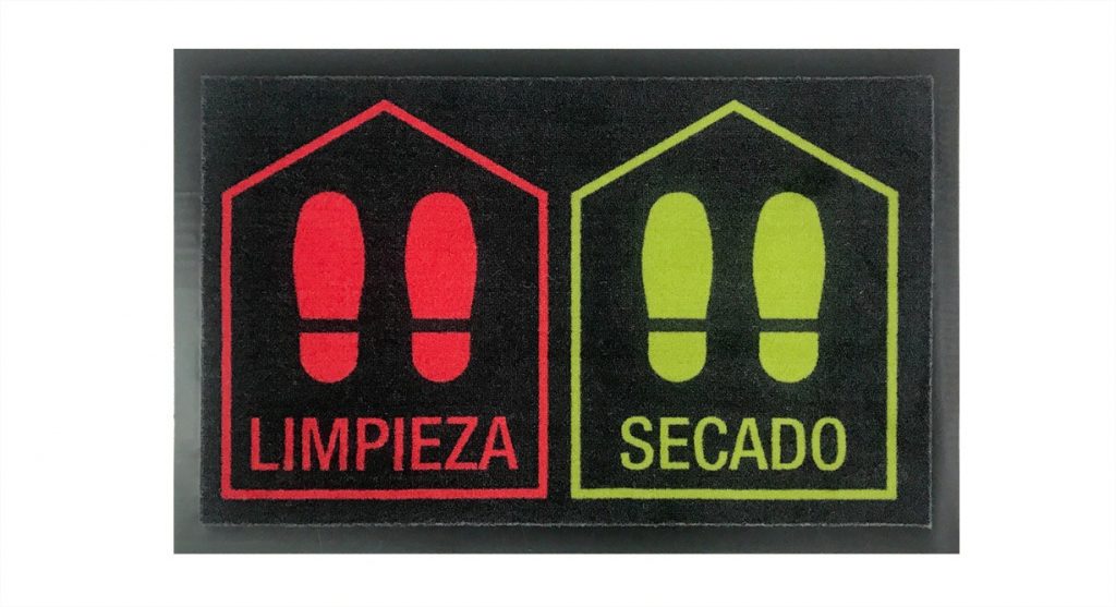 felpudo desinfectante