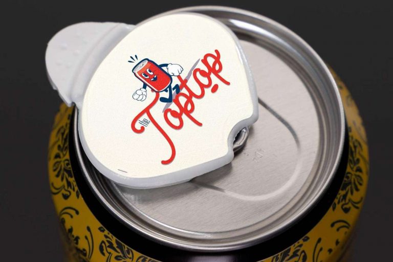 ¿Qué es The Top·Top?, una ingeniosa tapa para latas de bebida que permite mantener el gas durante días
