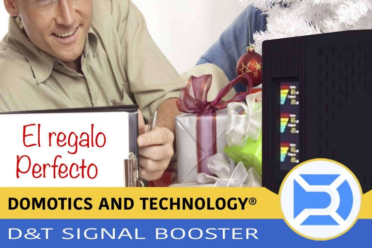 El amplificador de señal de Domotics and Technology es ideal para hogares, oficinas y comercios y se llama D&T Signal Booster