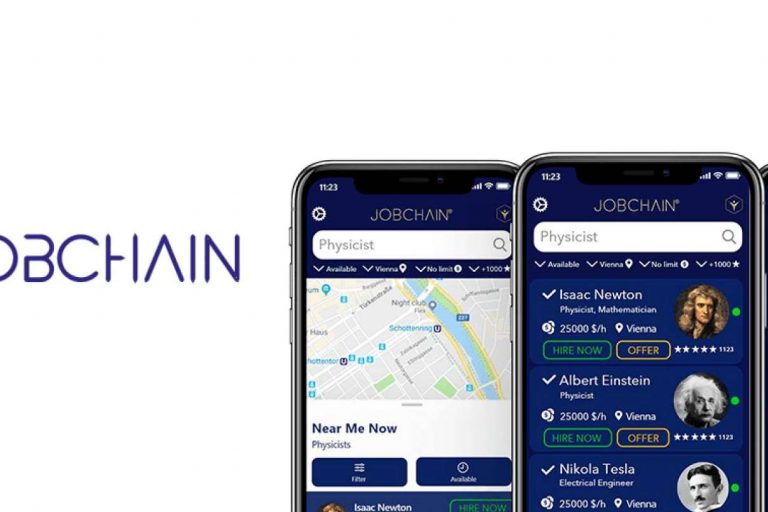 Jobchain® lanza su app criptomonedas que permite la contratación de personal y la gestión de activos