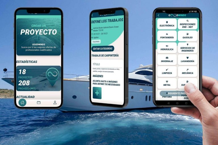 GOODWINDS, la app para facilitar las reparaciones de barcos