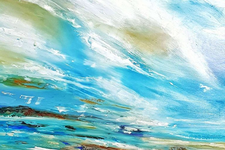 De la química al arte, la historia de Momo Puente-Piazza, el artista plástico