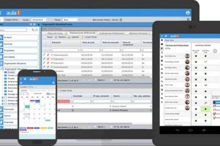 El software que facilita la gestión de colegios y la digitalización de centros de formación, Aula 1