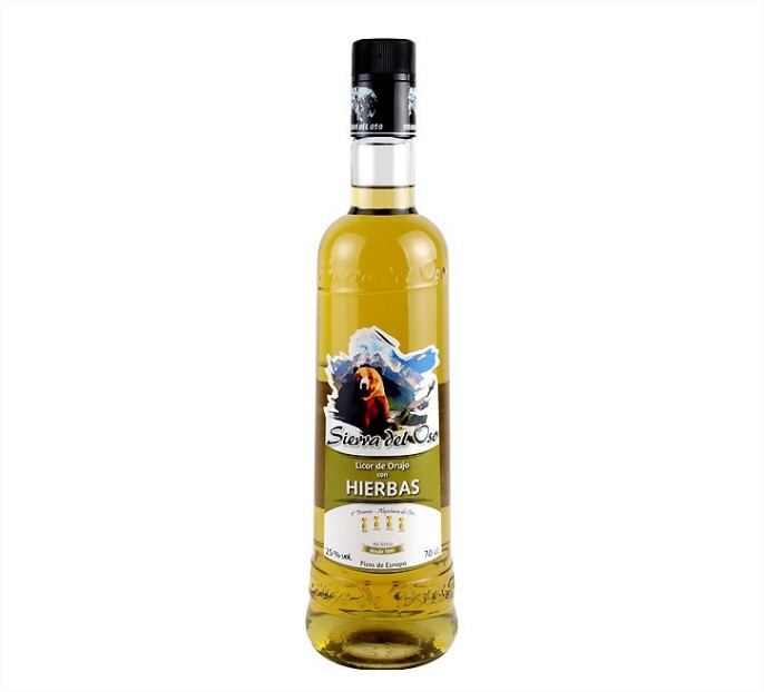 licor de orujo con hierbas