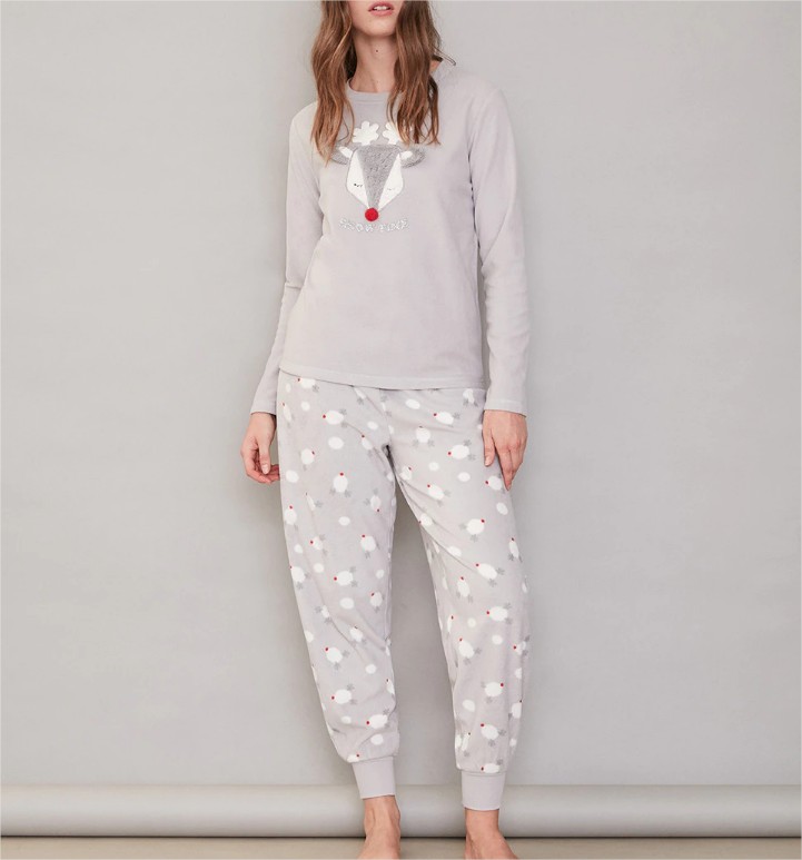 pijama polar snow sfera el corte ingles