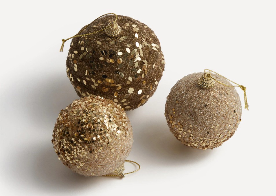 set 10 bolas navidad el corte ingles