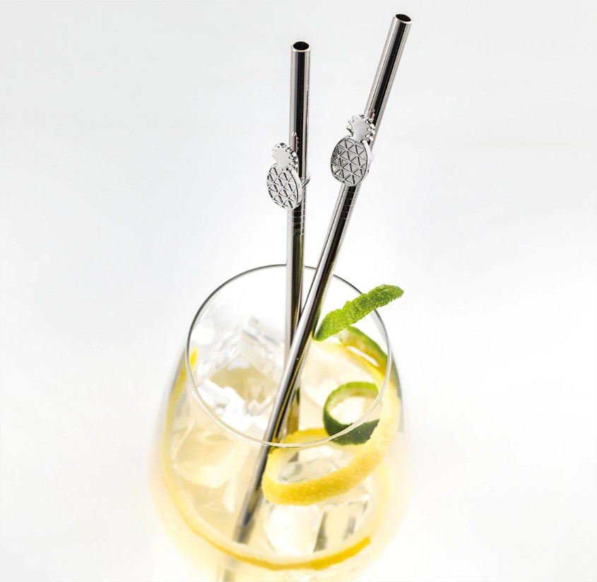 set pajitas piña bahamas