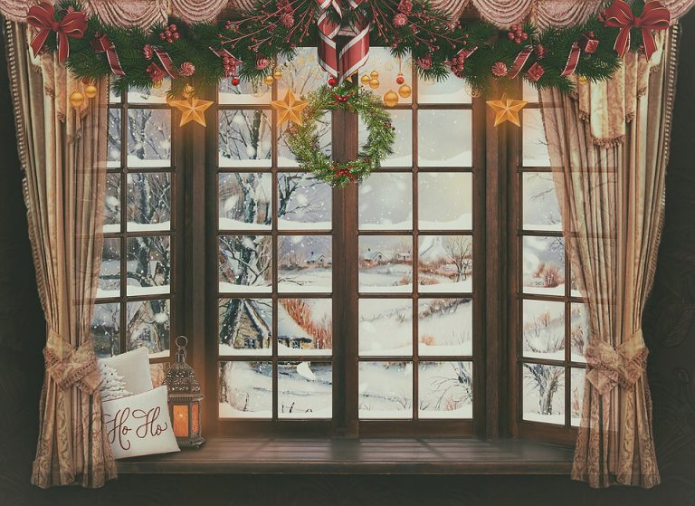 Ideas para decorar las ventanas en Navidad