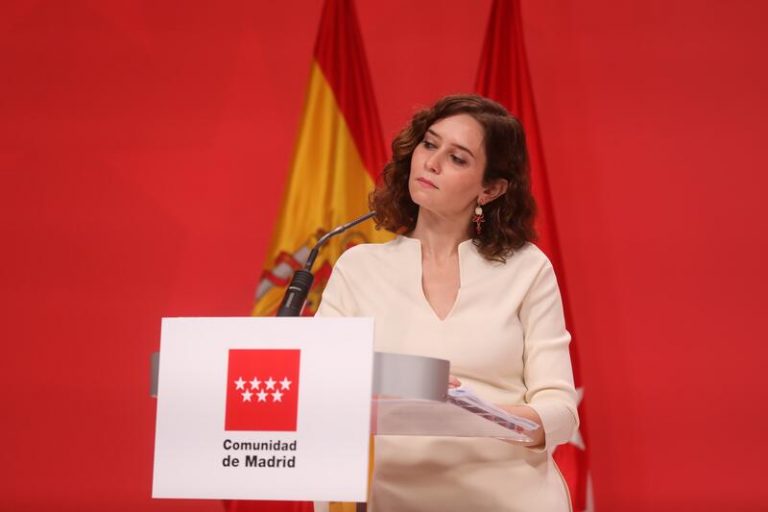 Ayuso acusa al Gobierno de España de perseguir a las regiones que bajan impuestos